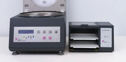 Centrifugadora para la obtención de plasma rico en plaquetas